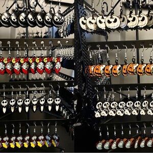 Nightmare Before Christmas Assorted Earring Bundle (8 Pairs) New